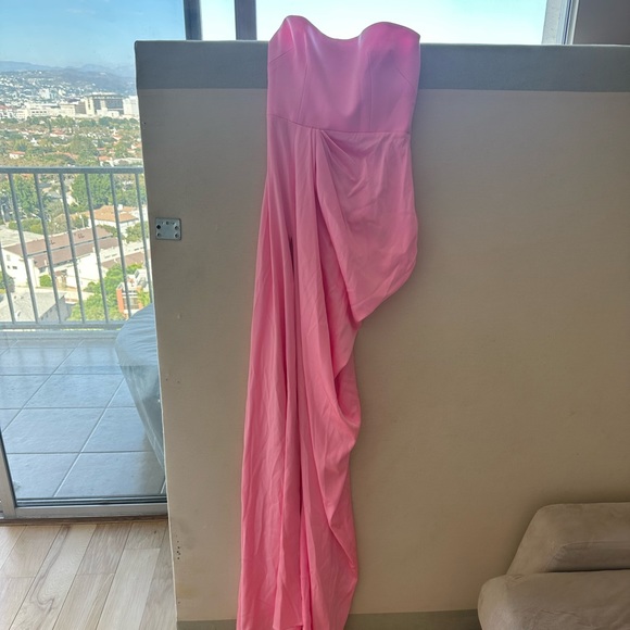 Alex Perry Hudson Strapless Satin-crepe Gown Size small - Picture 5 of 16